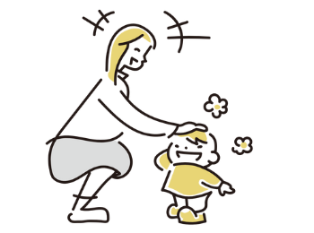 若い親子